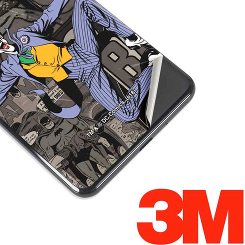 DC Comics The Joker Vintage Action pose pattern Google Pixel 3 XL Skin